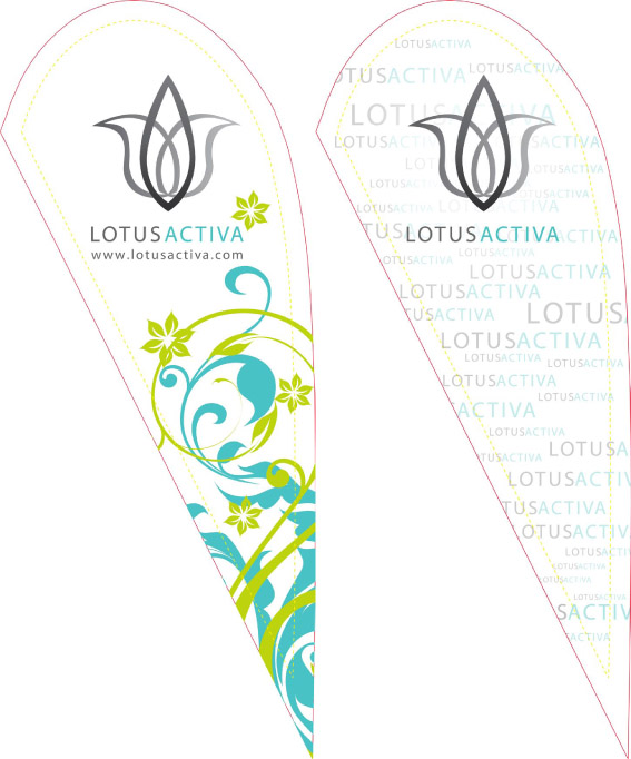 Promotional flag design